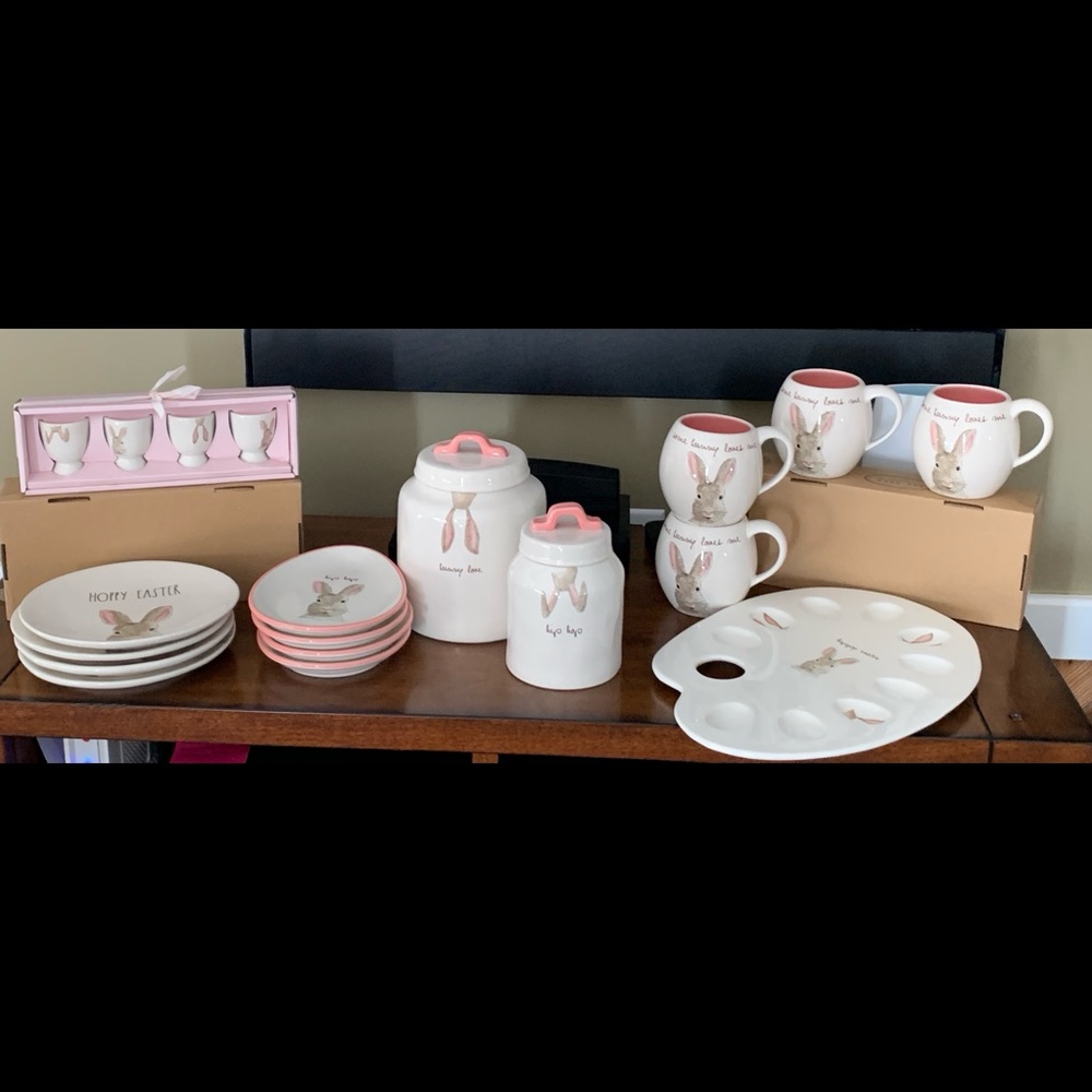 Set of Rae Dunn Easter Dishes